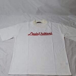 Louis Vuitton x Nigo Embroided Mockneck Short Sleeve Tee